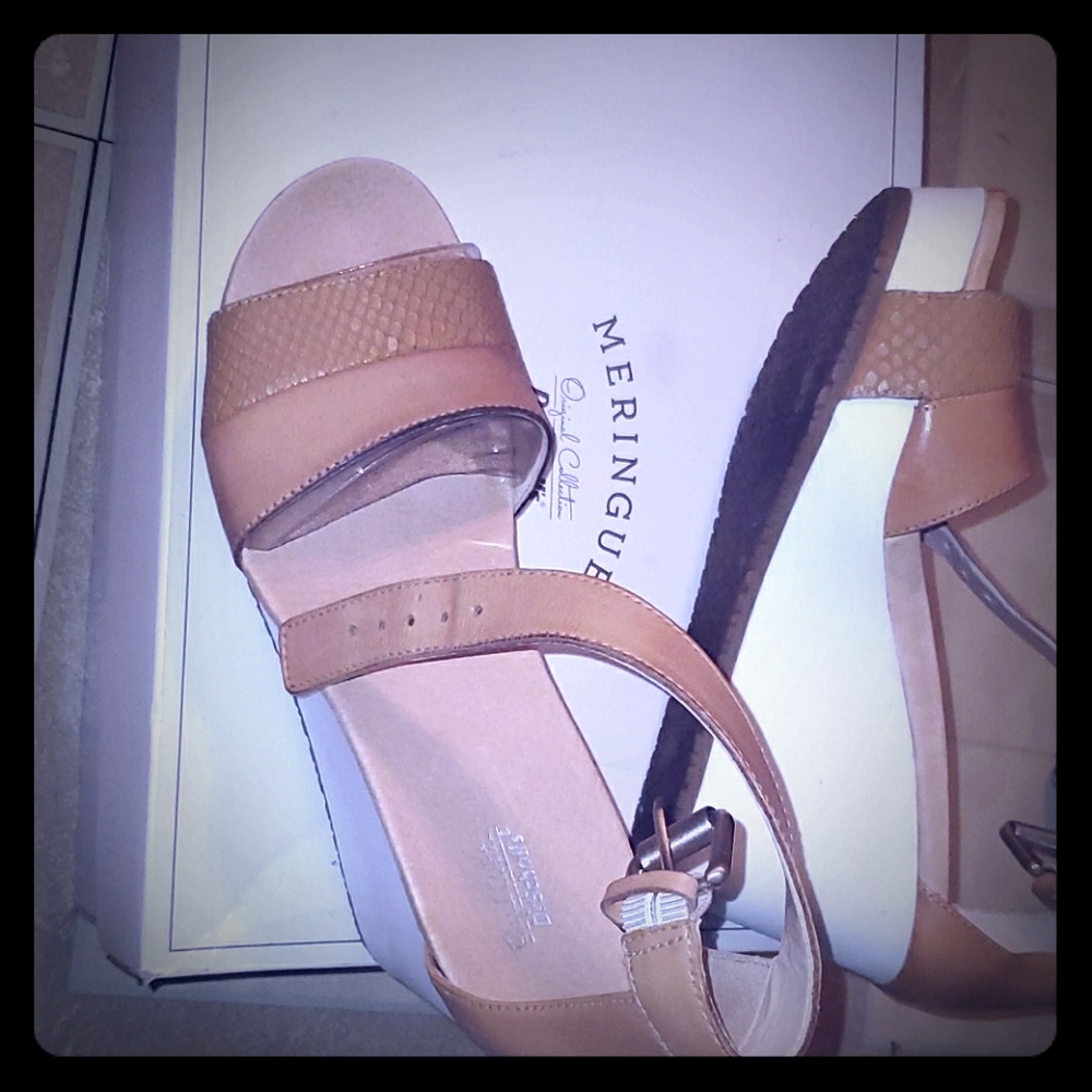 Meringue Dr Scholls wedges